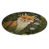 Elegant Red Fox And Green Foliage カッティングボード (角)