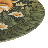 Elegant Red Fox And Green Foliage カッティングボード (角)