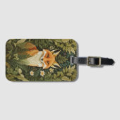 Elegant Red Fox And Green Foliage ラゲッジタグ (正面横)