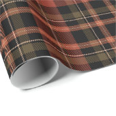 Elegant Red | Green | Black Plaid Checkered ラッピングペーパー (ロールコーナー)