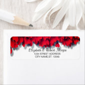 Elegant Red Hearts  ラベル (インサイチュ)