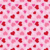 Elegant Red Hearts Love Gift Personalized Blanket シェルパブランケット