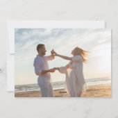 elegant red merriest christmas 3 photo collage シーズンカード (裏面)