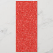 Elegant Red Minimalist Menu メニュー (裏面)