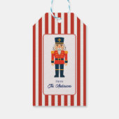 Elegant Red Old Money ギフトタグ (裏面)