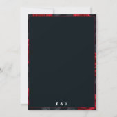 Elegant Red Rose  セーブザデート (裏面)