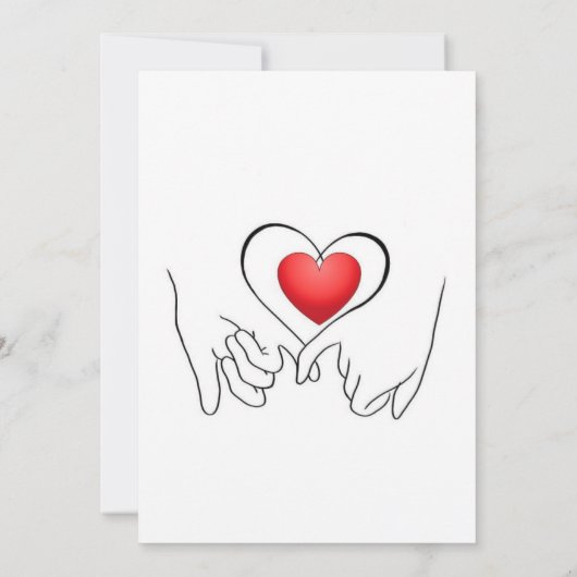 Elegant Red Rose Engagement Invitation with Gold C 招待状 (裏面)