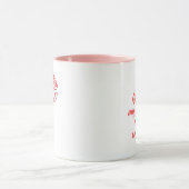 Elegant Red Rose Valentine's Day Coffee Mug マグカップ (中央)
