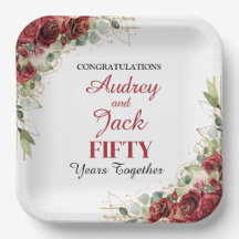 Elegant Red Roses Anniversary