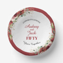 Elegant Red Roses Anniversary