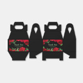 Elegant Red Roses Flowers Sweet Sixteen フェイバーボックス (折り畳みなし)