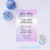 Elegant refined minimalist hair salon チラシ (シングル)