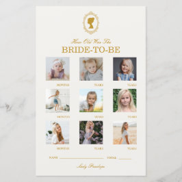 Elegant Regency Era Blue and Gold Bridal Shower