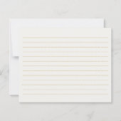 Elegant Regency Era Gold Bridal Shower (裏面)