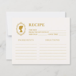 Elegant Regency Era Gold Bridal Shower