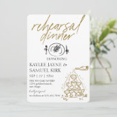 Elegant Rehearsal Dinner 招待状 (スタンド正面)