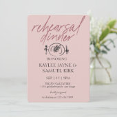 Elegant Rehearsal Dinner 招待状 (スタンド正面)