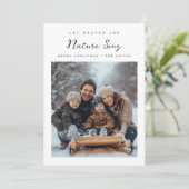 Elegant Religious Let heaven & Nature Sing Photo シーズンカード (スタンド正面)