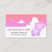 Elegant Resort Boutique & Café Stationery Design 名刺 (正面)