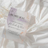 Elegant Retired Nurse Celebration Party 招待状