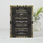 Elegant Retirement Party 招待状 (スタンド正面)