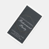 Elegant Retirement Party Customized Black Gold (コーナー)