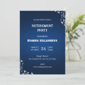 Elegant Retirement Party Invitation  招待状 (スタンド正面)