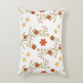 Elegant Retro Floral Throw Pillow アクセントクッション (正面(垂直))