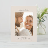 Elegant Retro Photo Wedding セーブザデート (スタンド正面)