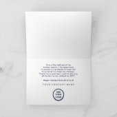 Elegant Retro Script Season’s Greetings シーズンカード (内部)