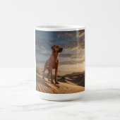 Elegant Rhodesian Ridgeback Coffee Mug コーヒーマグカップ (中央)