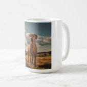 Elegant Rhodesian Ridgeback Coffee Mug コーヒーマグカップ (正面右)