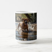 Elegant Rhodesian Ridgeback Coffee Mug コーヒーマグカップ (中央)