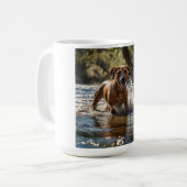 Elegant Rhodesian Ridgeback Coffee Mug コーヒーマグカップ (正面左)