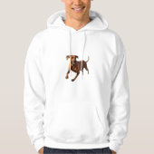 Elegant Rhodesian Ridgeback Hoodie パーカ (正面)