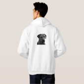 Elegant Rhodesian Ridgeback Hoodie パーカ (裏面フル)