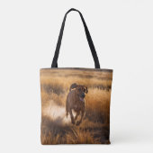 Elegant Rhodesian Ridgeback Shoulder Tote トートバッグ (裏面)