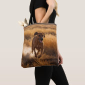 Elegant Rhodesian Ridgeback Shoulder Tote トートバッグ (クローズアップ)
