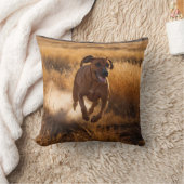 Elegant Rhodesian Ridgeback Throw Pillow クッション (ブランケット)