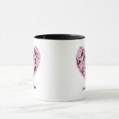 Elegant Rhythmic Gymnastics Personalized Mug マグカップ (中央)
