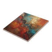 Elegant Rich Copper Patina Metallic gold  タイル (側面)