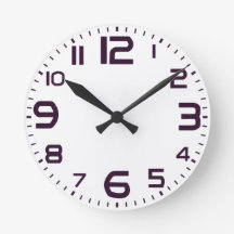 Elegant Roman Numerals Clock Face Design