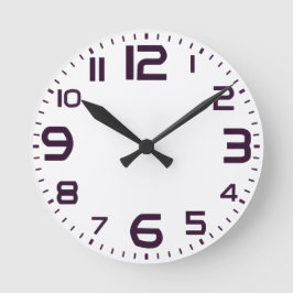 Elegant Roman Numerals Clock Face Design ラウンド壁時計