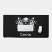 Elegant, Romantic Goth Personalized  デスクマット (キーボード&マウス)