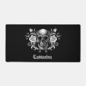 Elegant, Romantic Goth Personalized  デスクマット (正面)