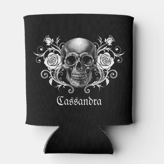 Elegant, Romantic Goth Personalized 缶クーラー (裏面)