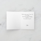 Elegant Romantic Heart Valentine’s Day Card シーズンカード (内部)