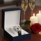 Elegant Romantic Heart Watch – Custom Photo  腕時計