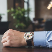 Elegant Romantic Heart Watch – Custom Photo  腕時計