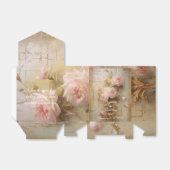 Elegant Romantic Roses Wedding Favor Boxes フェイバーボックス (折り畳みなし)